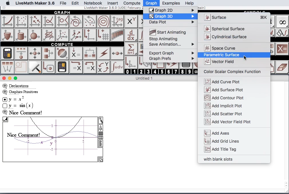 LiveMath Movie What's New In LiveMath 3.6?